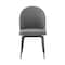 Armen Living Sunny Swivel Gray Fabric and Metal Dining Room Chairs, PK2 LCSNSIGR - alternate 8